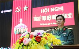 Bộ Tham mưu tổng kết thực hiện nhiệm vụ năm 2021